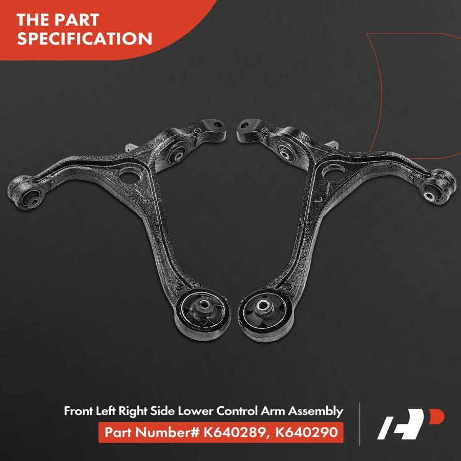 A Premium Set of 12, Front Lower Control Arm, Upper & Lower Ball 並行輸入品の画像