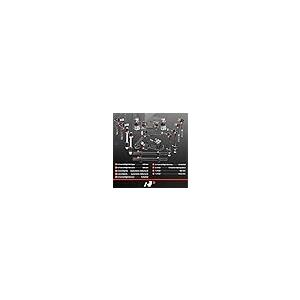 A Premium フロント&リアサスペンションキット ボールジョイントタイロッドエンド スウェイバーリンク ピットマン アイドラ 並行輸入品_5