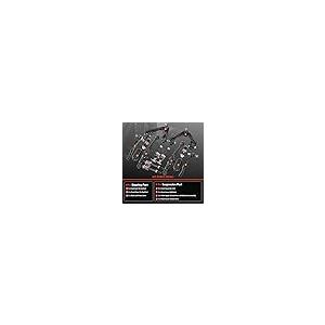 A Premium Set of 14, Upper Lower Control Arm, Inner Outer Tie Ro 並行輸入品の画像