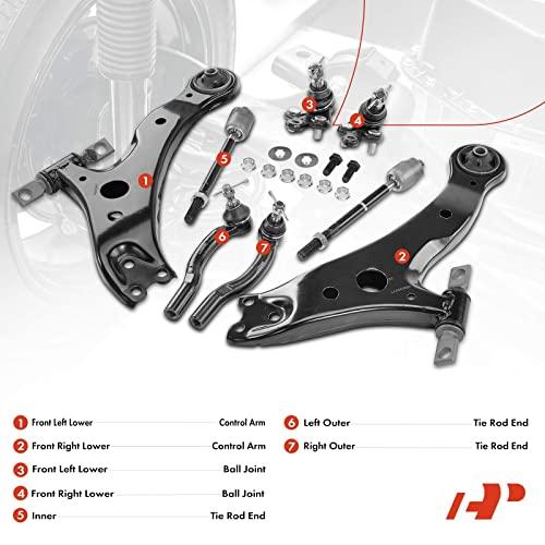 A Premium Set of 8, Front Lower Control Arm, Lower Ball Joint, I 並行輸入品の画像