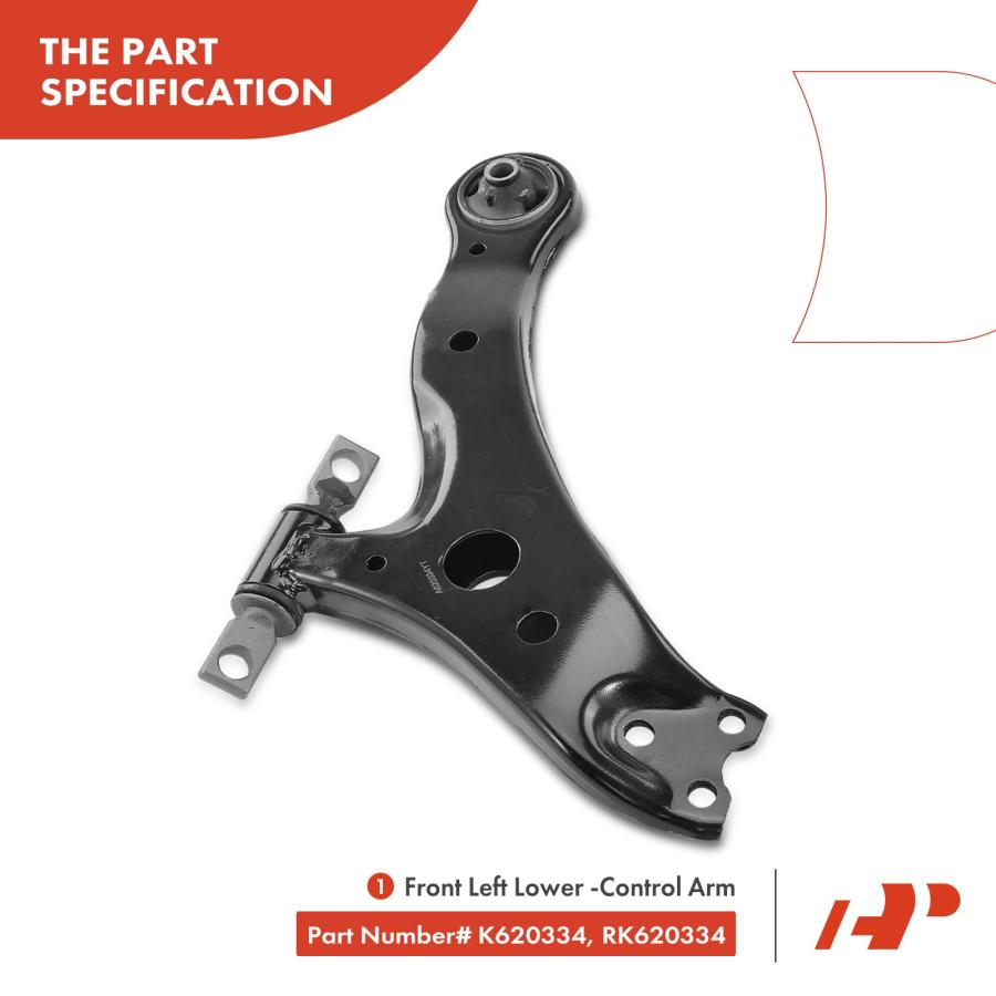 A Premium Set of 8, Front Lower Control Arm, Lower Ball Joint, I 並行輸入品の画像