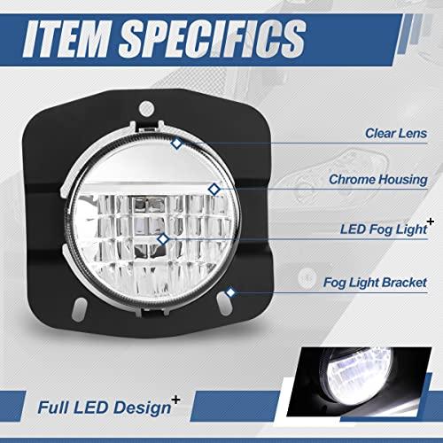 Auto Dynasty [フルLED] LED DRL フロントバンパー ドライビングフォグライトランプ Kenworth T6 並行輸入品の画像