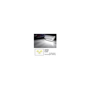 【並行輸入品】 iJDMTOY Semi Clear Lens Front Bumper White Double Row Full LED S