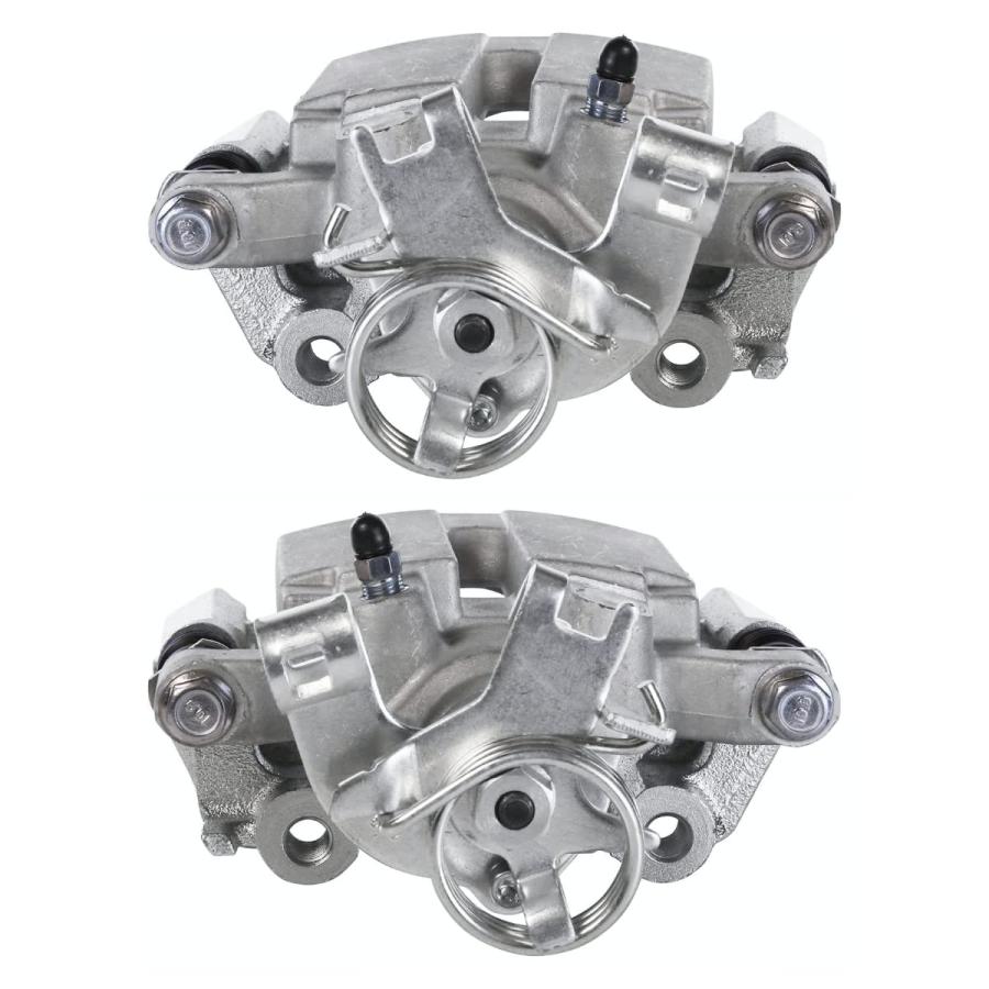 AutoShack Rear Brake Rotors Calipers and Performance Ceramic Pad 並行輸入品の画像