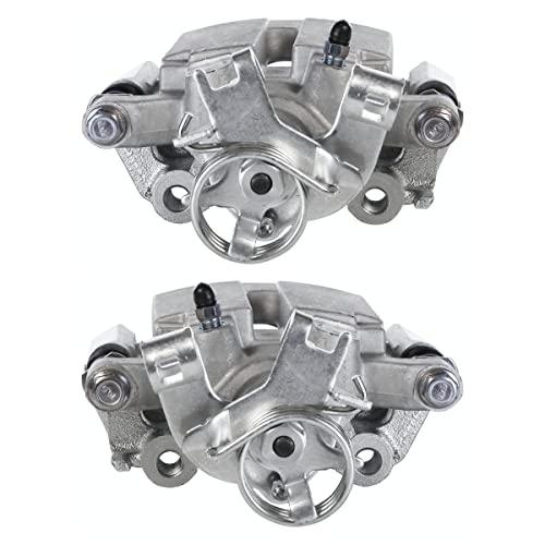 AutoShack Rear Brake Rotors Calipers and Performance Ceramic Pad 並行輸入品の画像