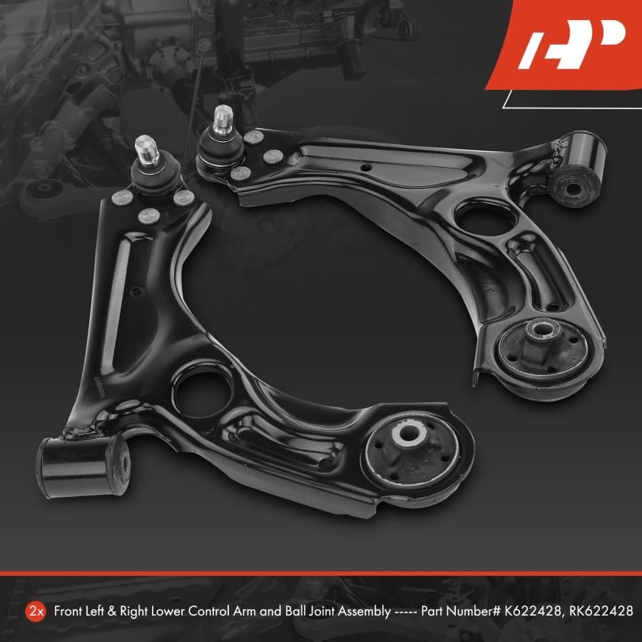A Premium 2 x Front Lower Control Arm, with Ball Joint & Bushing 並行輸入品の画像