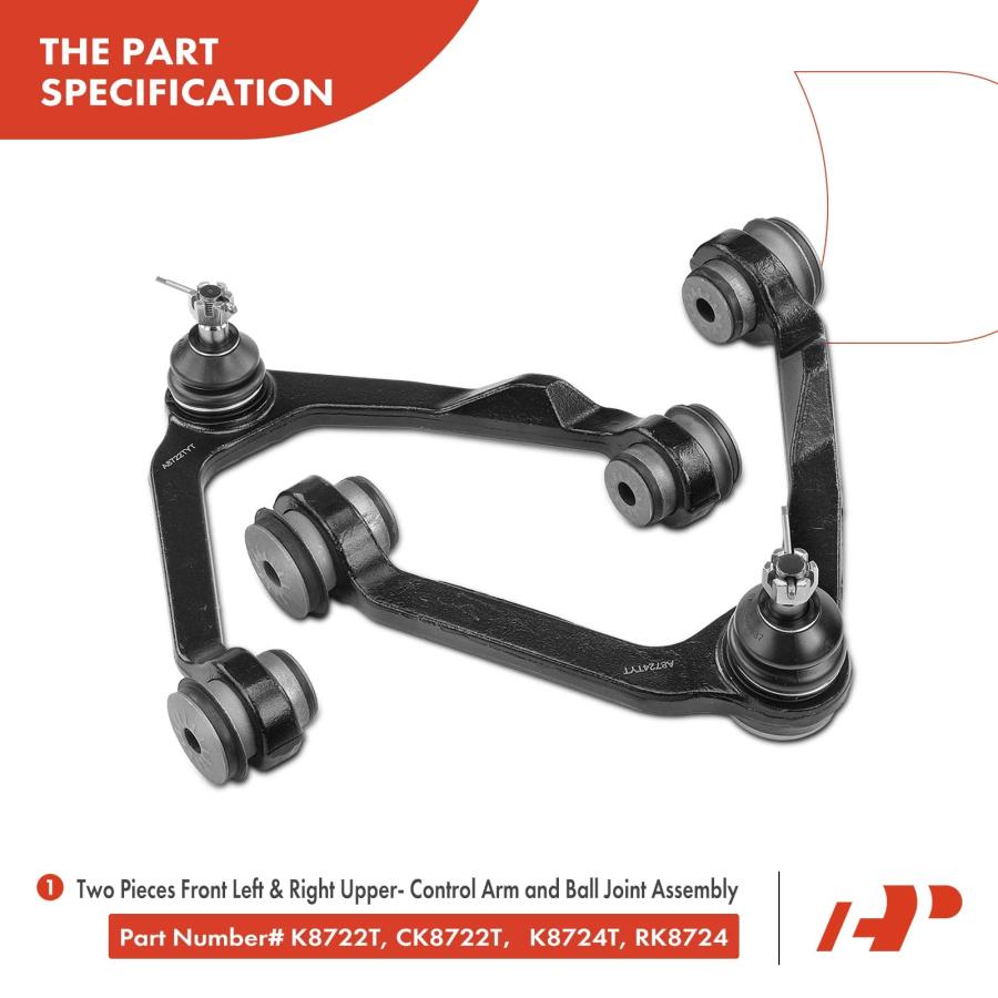 A Premium Set of 12, Front Upper Control Arm, Sway Bar Link, Low 並行輸入品の画像