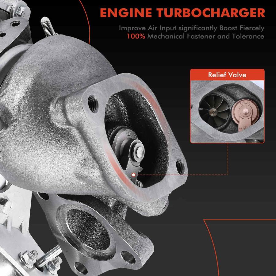 A Premium Left Side Complete Turbocharger Turbo Kit with Gasket  並行輸入品の画像