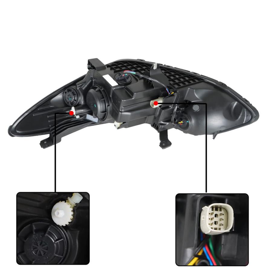 labwork ヘッドライトアセンブリ 2016 2019 Chevy Cruzeモデル交換用 LED DRLハロゲンプロジェクタ 並行輸入品の画像