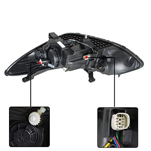 labwork ヘッドライトアセンブリ 2016 2019 Chevy Cruzeモデル交換用 LED DRLハロゲンプロジェクタ 並行輸入品の画像