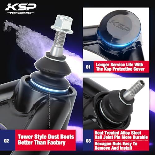 KSP 4Runner Upper Control Arm， 2 4in Adjustable Front Control Ar 並行輸入品_7