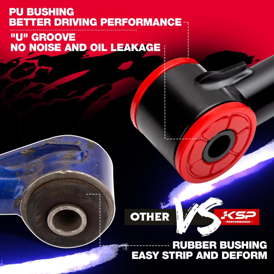 KSP 4Runner Upper Control Arm， 2 4in Adjustable Front Control Ar 並行輸入品_9
