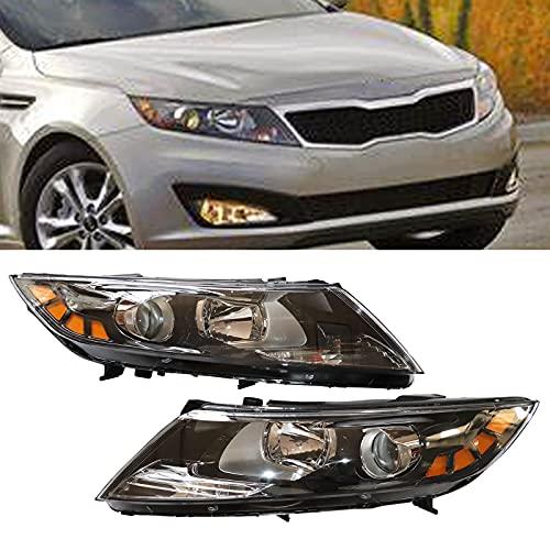 TBVECHI 2011 2012 2013Kia Optima ヘッドライト ヘッドランプ アセンブリ 1ペアセット ドライバー 並行輸入品の画像