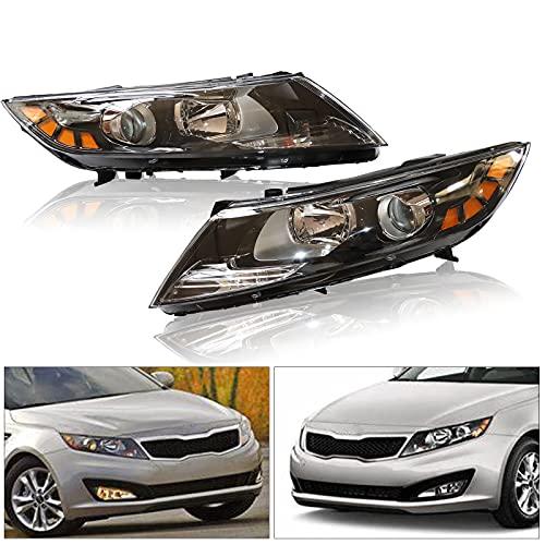 TBVECHI 2011 2012 2013Kia Optima ヘッドライト ヘッドランプ アセンブリ 1ペアセット ドライバー 並行輸入品の画像