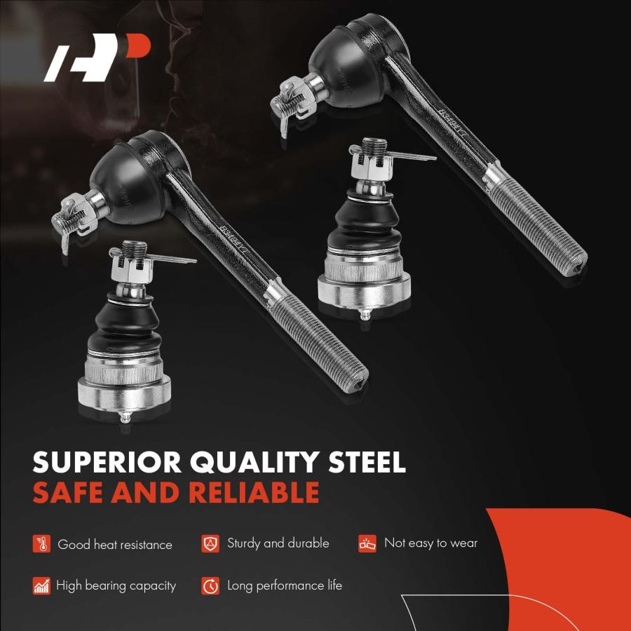 A Premium Set of 14, Upper Lower Ball Joint, Inner Outer Tie Rod 並行輸入品の画像