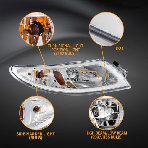EVERESTHD ヘッドライトアセンブリ 2個 2002 2018 International Durastar 4100 42 並行輸入品の画像