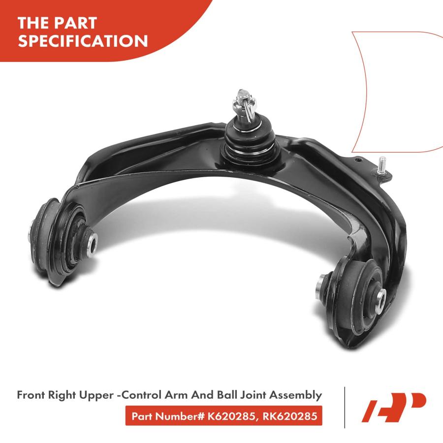 A Premium Set of 8, Front Upper & Lower Control Arm, Lower Ball  並行輸入品の画像