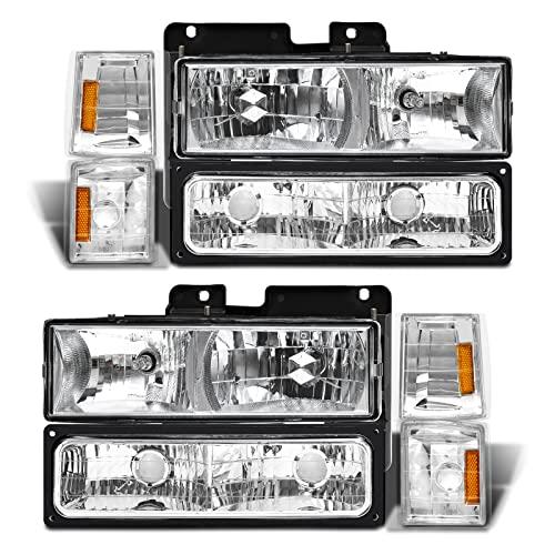 ADCARLIGHTS 1994 1998 Sierra ヘッドライトアセンブリ 1994 1998 GMC C10/Sierra 並行輸入品の画像