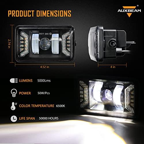 Auxbeam 2023 アップグレード LED フォグライト DRL + ウィンカーライト フォードF150 2015 2020 並行輸入品の画像