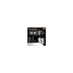 Auxbeam 2023 アップグレード LED フォグライト DRL + ウィンカーライト フォードF150 2015 2020 並行輸入品の画像