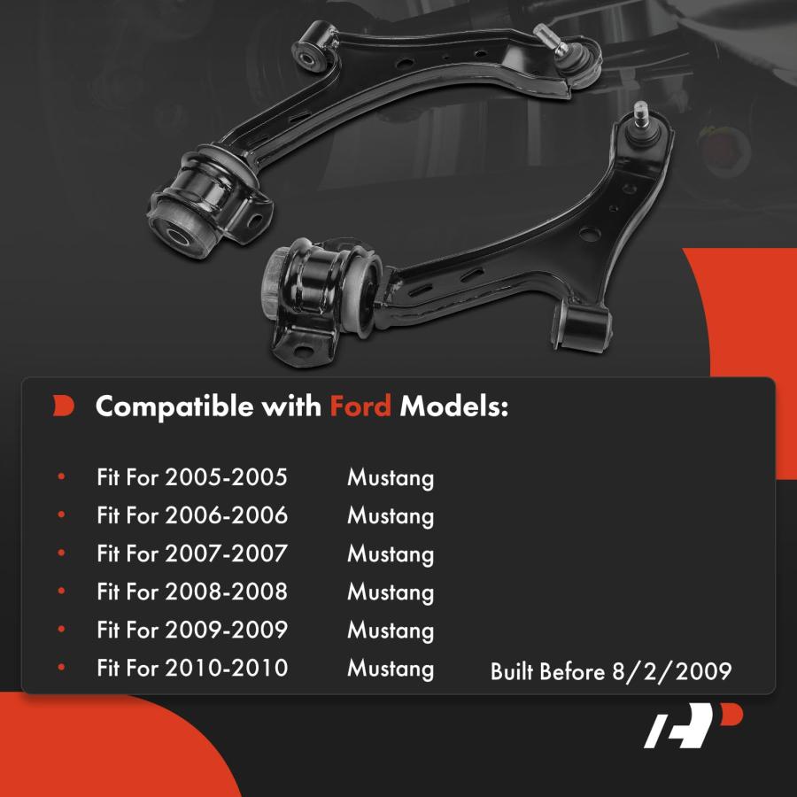 A Premium 2 x Front Lower Control Arm, with Ball Joint & Bushing 並行輸入品の画像