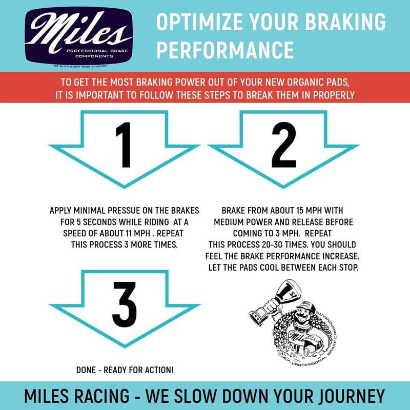 Miles Racing Disc Brake Pads Sintered Compatible with TEKTR 並行輸入品