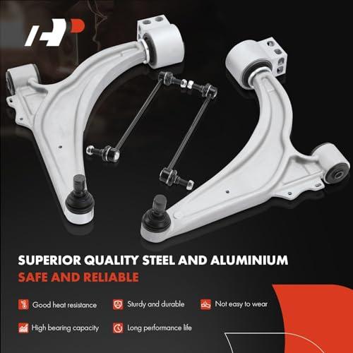 A Premium Set of 6, Front Lower Control Arm, Sway Bar Link, Oute 並行輸入品の画像