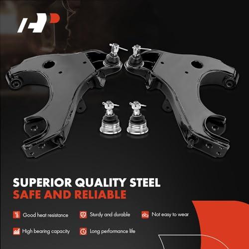 A Premium Set of 8, Front Lower Control Arm, Upper Ball Joint, I 並行輸入品の画像