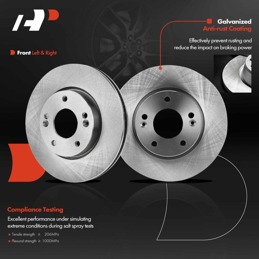 【並行輸入品】 A Premium 10.50 inch (266.7mm) Disc Brake Rotors + Ceramic Padsの画像