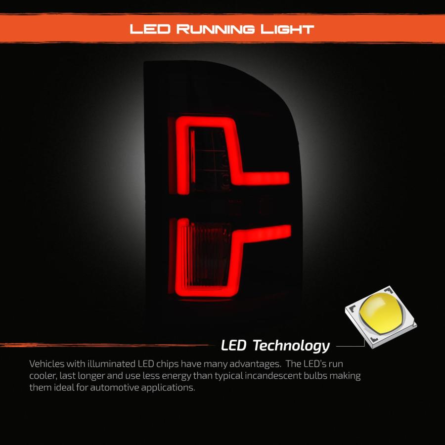 【並行輸入品】AKKON 2007 2014 シボレー シルバラード 1500 2500HD 3500HD LED チューブ バー シグナル ブ_9