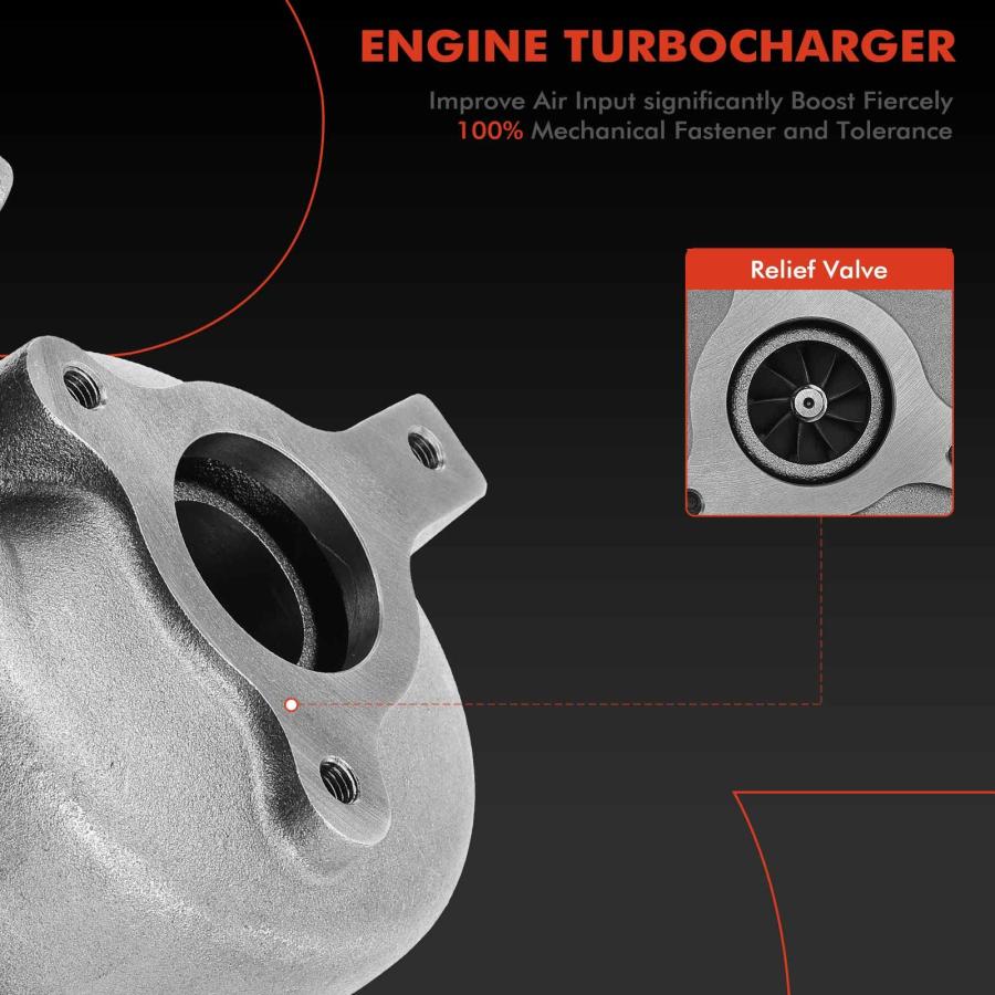 A Premium Complete Turbocharger Turbo Kit with Gasket Compatible 並行輸入品の画像