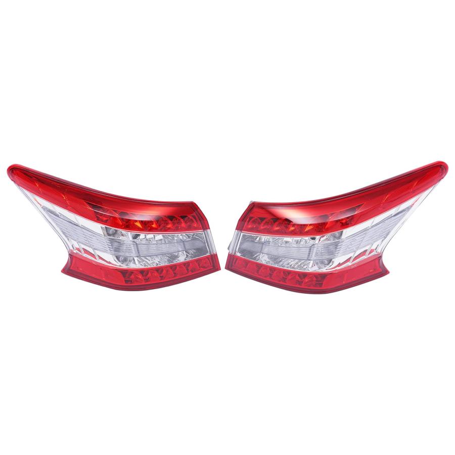 【並行輸入品】TBVECHI リアドライバー\u0026助手席側テールライトアセンブリ 2013 2014 2015日産 セントラ 左+右 クリアレンズ_3