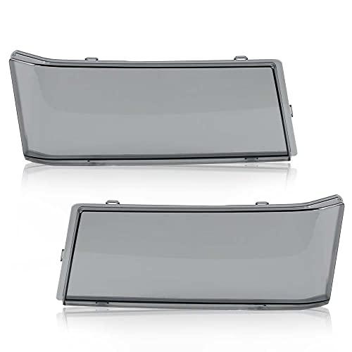 CROSSDESIGN Headlights Lamps Lens Smoked Cover Compatible with 2 並行輸入品の画像
