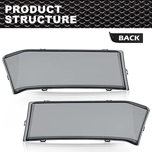 CROSSDESIGN Headlights Lamps Lens Smoked Cover Compatible with 2 並行輸入品の画像