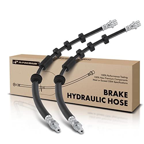 【並行輸入品】A Premium フロントドライバーと助手席ブレーキ油圧ホース ランドローバーモデルに対応   LR2 2008 2009 20の画像