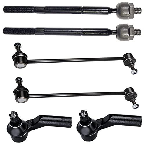 Front Outer and Inner Tie Rod End + Front Sway Bar FITS for Mazd 並行輸入品_1