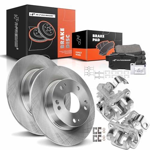 ブランド登録なし - A Premium Rear Disc Brake Rotors and Ceramic Pads Kit with Calip 並行輸入品