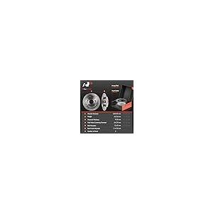 ブランド登録なし - A Premium Rear Disc Brake Rotors and Ceramic Pads Kit with Calip 並行輸入品