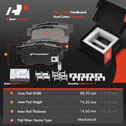 ブランド登録なし - A Premium Rear Disc Brake Rotors and Ceramic Pads Kit with Calip 並行輸入品