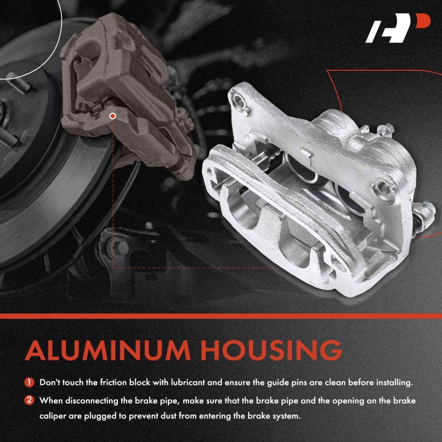 A Premium Front & Rear Disc Brake Calipers with Ceramic Pads Com 並行輸入品の画像