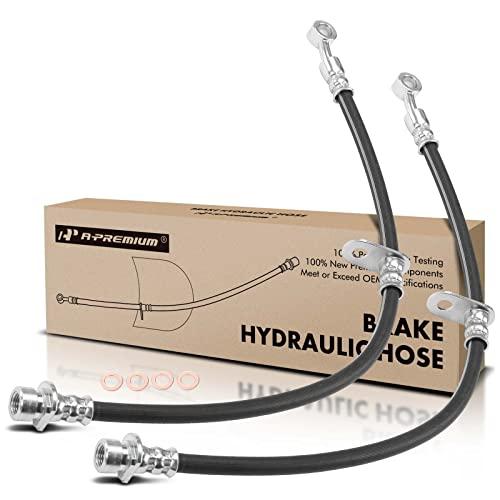 【並行輸入品】 A Premium Front Driver and Passenger Brake Hydraulic Hoses Compaの画像