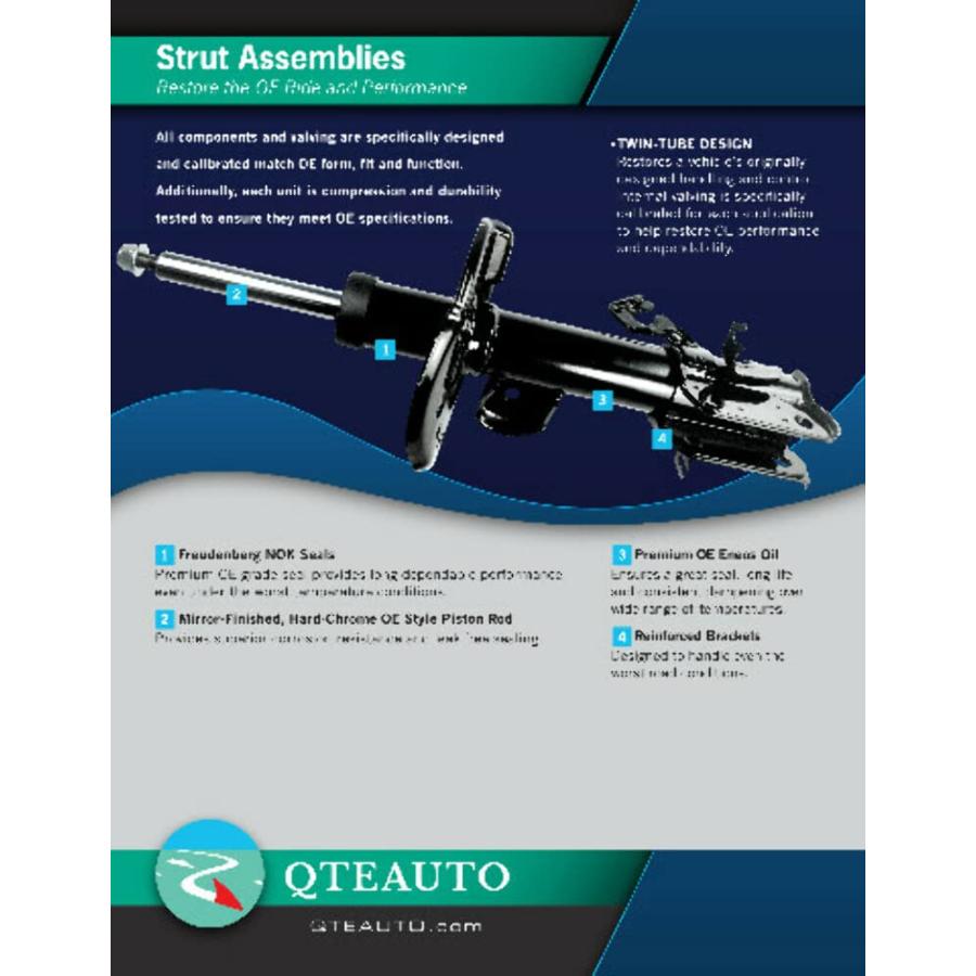 【並行輸入品】 PM Auto Set Front Suspension Strut Assembly Rear Shock Absorberの画像