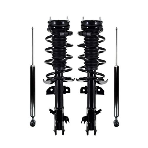 【並行輸入品】PM Auto フロントクイックコンプリートストラットコイルスプリングリアショック 4個セット PM Auto Set of 4の画像