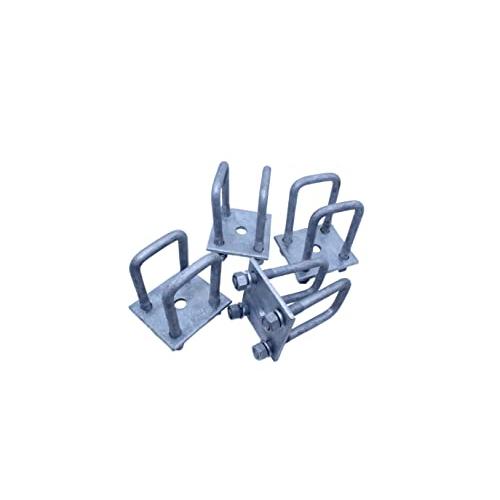 Axle Plate and U Bolt Kit   Galvanized   2 x 2 inch   for Single 並行輸入品_1