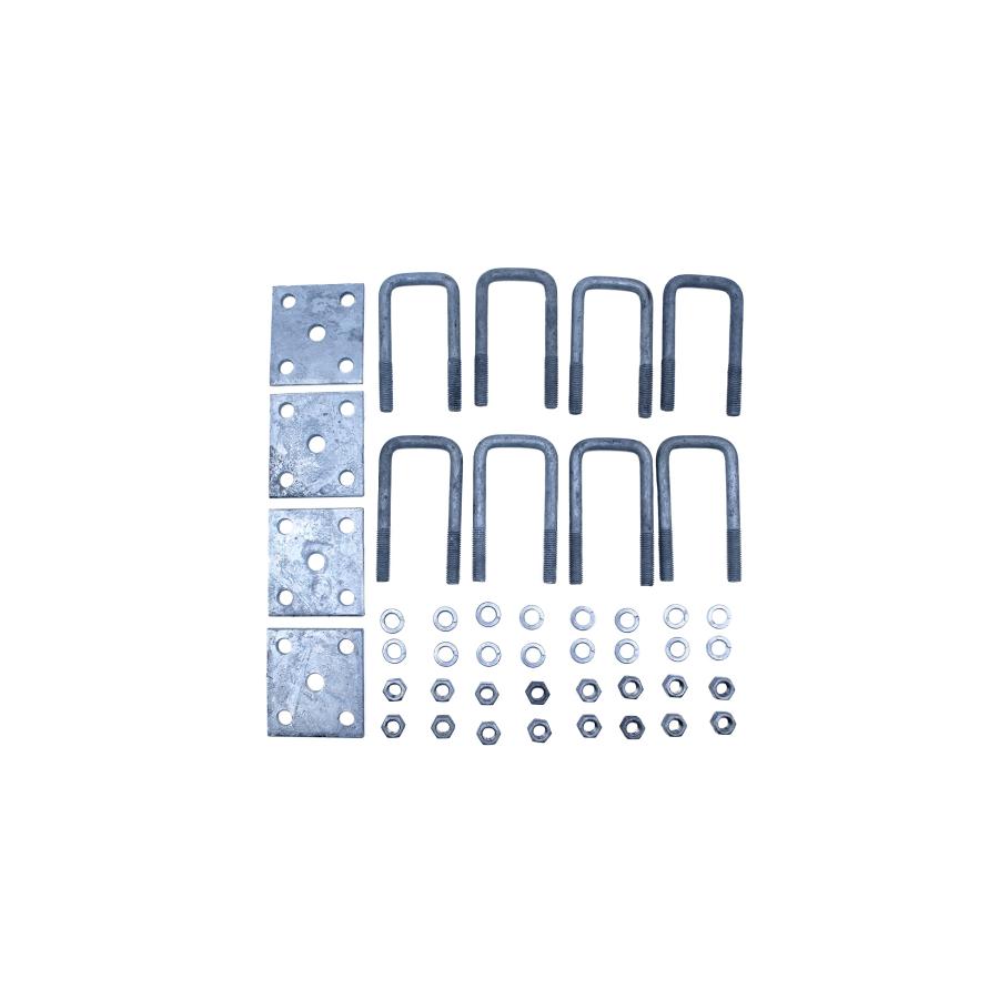 Axle Plate and U Bolt Kit   Galvanized   2 x 2 inch   for Single 並行輸入品_3