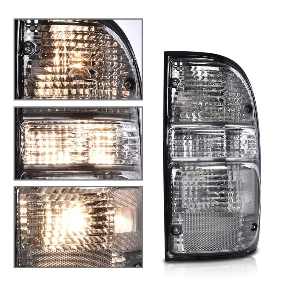 【並行輸入品】 G PLUS Rear Tail Light Brake Lamps With bulb Wiring Pair Compatiの画像