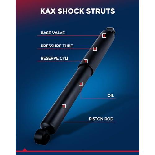 KAX Front Pair Shock Absorber 344383 Replacement for Chevrolet S 並行輸入品_4