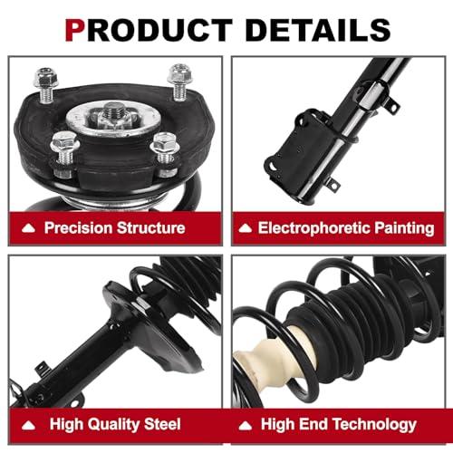 【並行輸入品】 TOPAZ Rear Left and Right Complete Strut Shock Assembly 171953 1_4