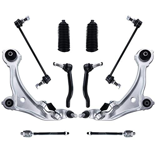 【並行輸入品】 HAWK BROTHER 10 Pcs Suspension Kit Front Lower Control Arm w/Balの画像