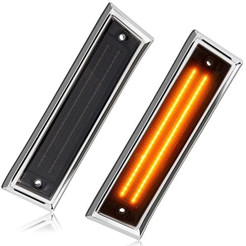 【並行輸入品】 NEIFILES Front LED Side Marker Lights Fender Bumper Lamps Compat